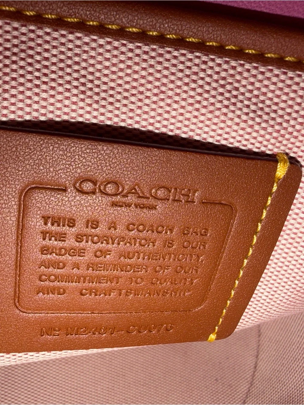 Coach tabby backpack